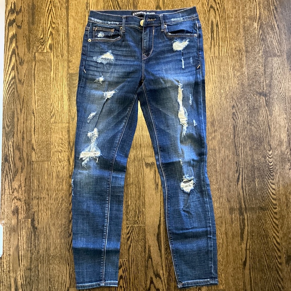 Express skinny mid rise jean